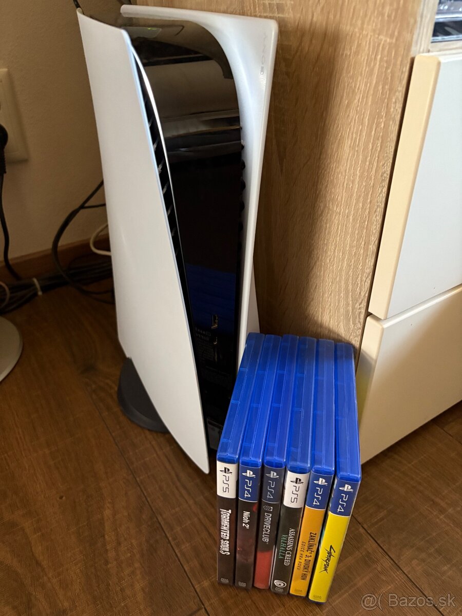 Predam PS5 + 1TB SSD + hry + nabijacka + headset