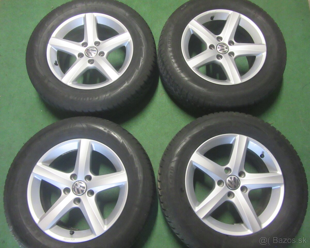 Zimné kolesá Volkswagen rozteč 5x112 + 215/65 r16 goodyear
