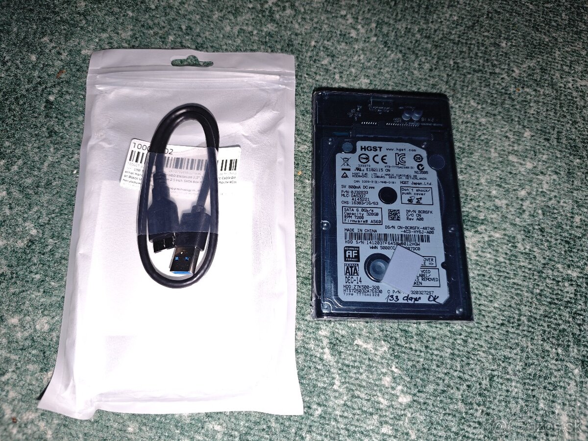 Externy HDD 320GB