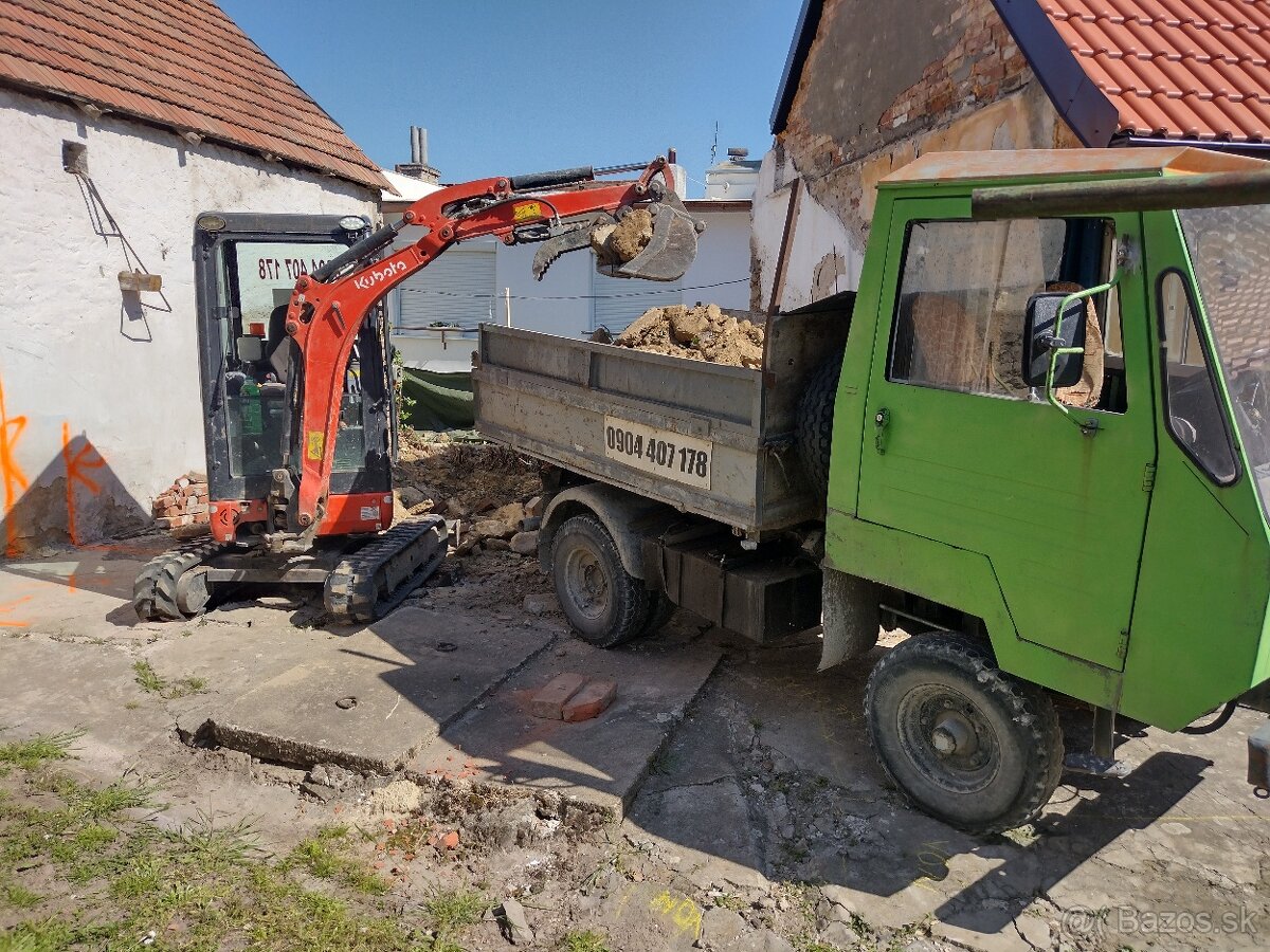 Zemné výkopové práce