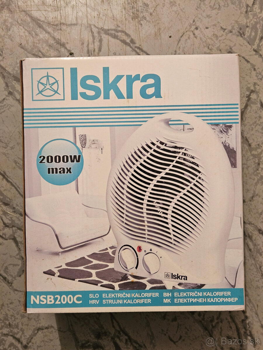 Predám elektrický ohrievač s ventilátorom