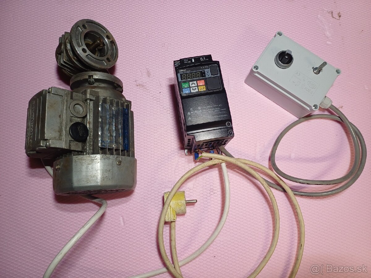 Motor + frekvenčný menič