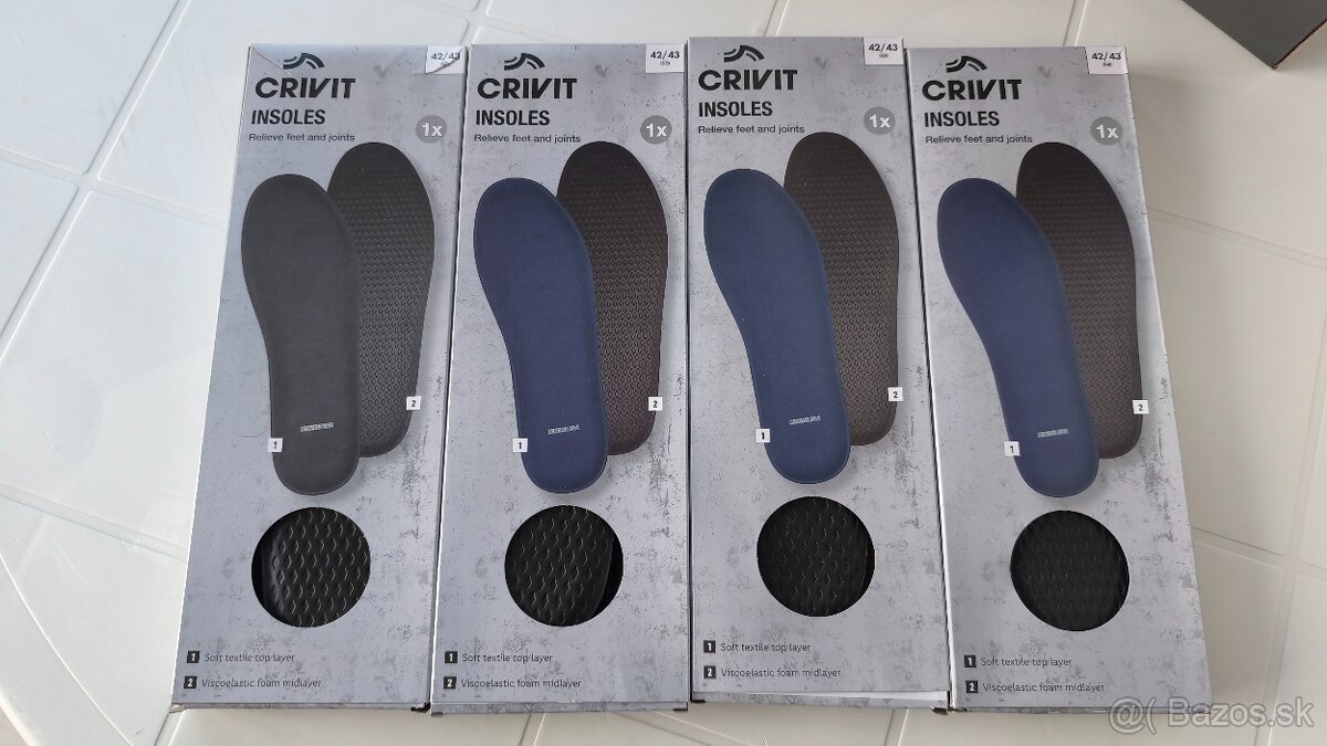 Vložky do topánok Crivit 42/43 nové