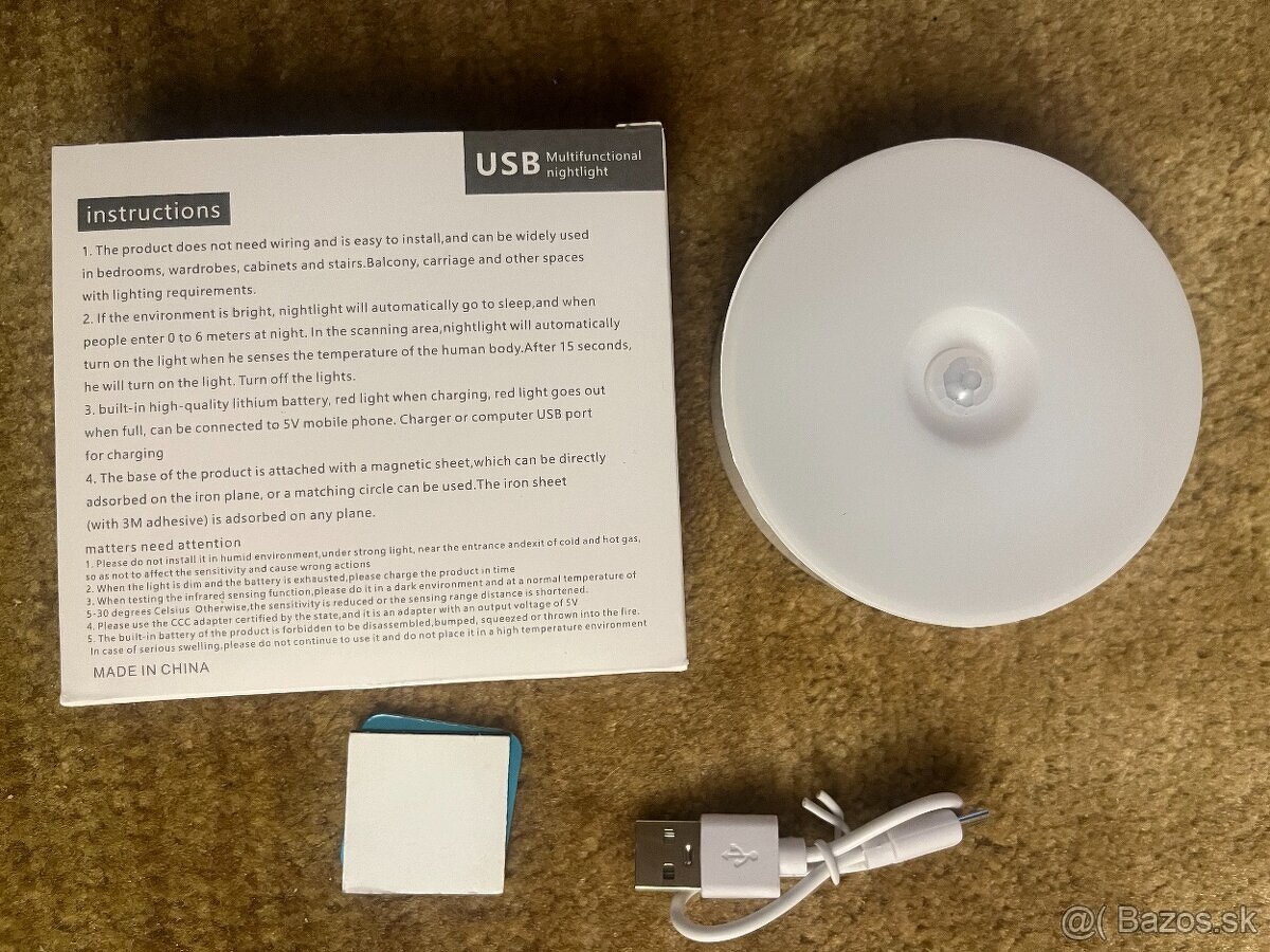 Lampa na senzor, nová