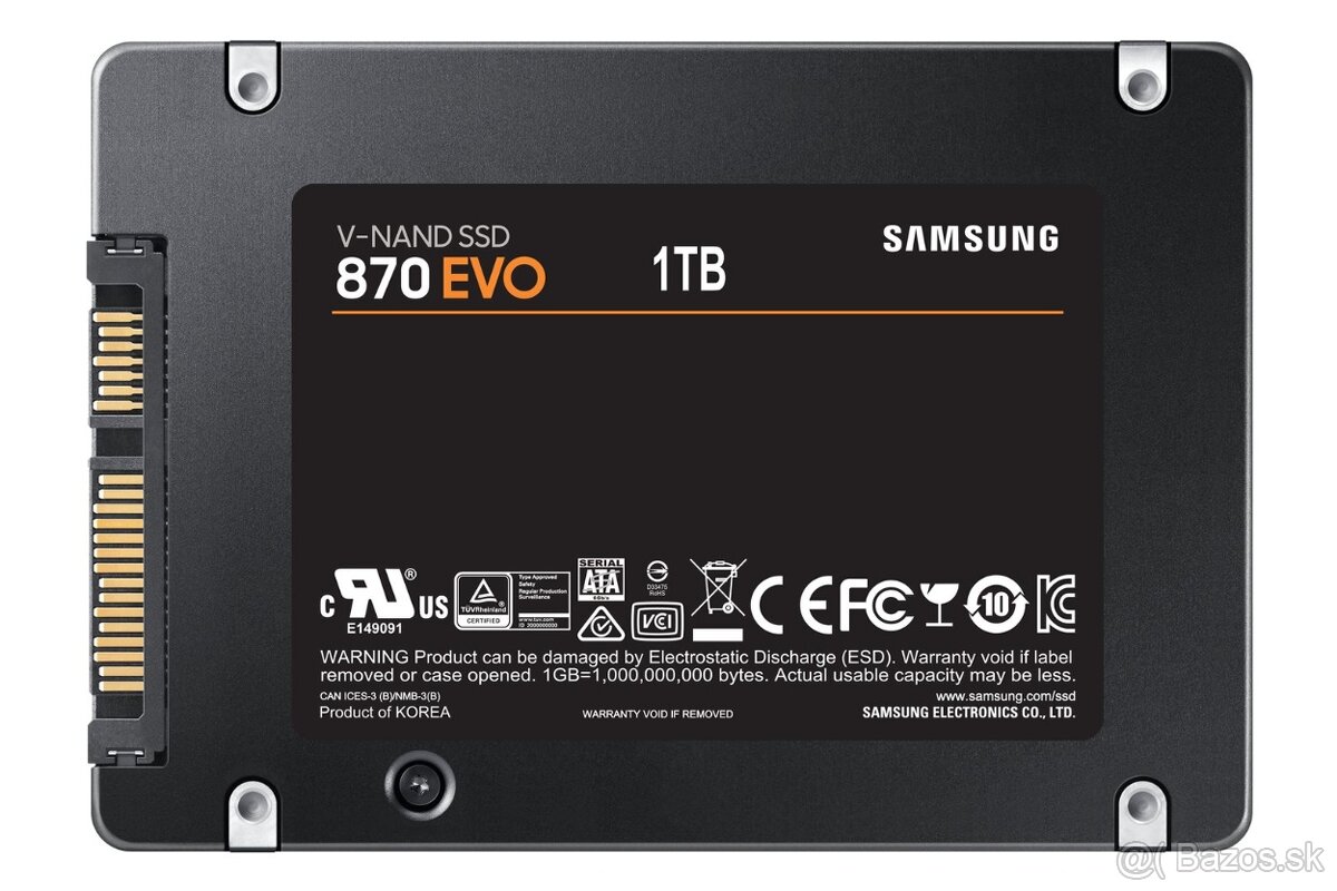 Samsung 870 EVO/1TB/SSD/2.5"/SATA/5R (2x)