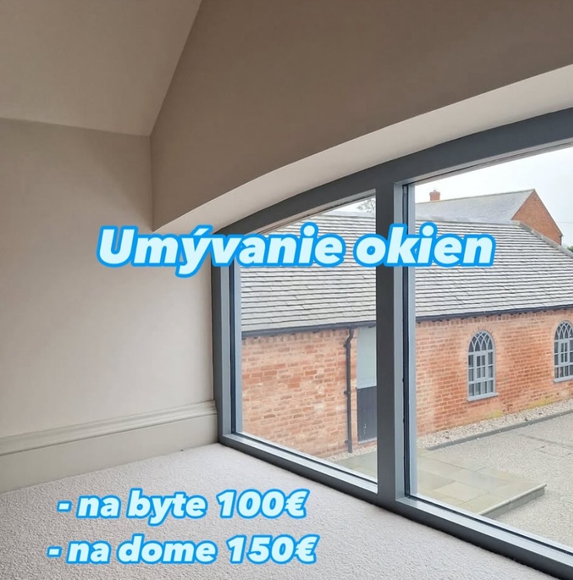 Umývanie okien - Bratislava