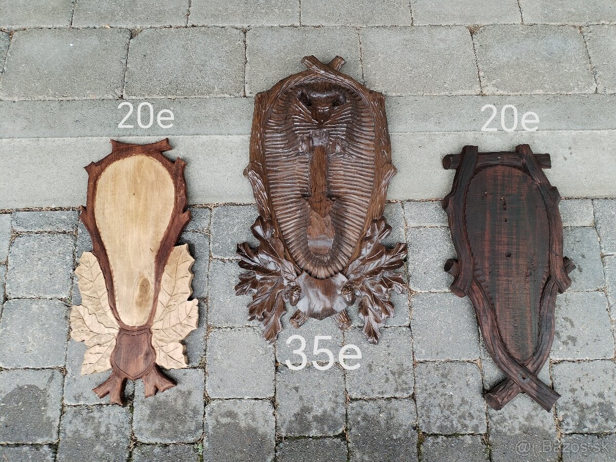 Podložky pod trofeje jeleňov