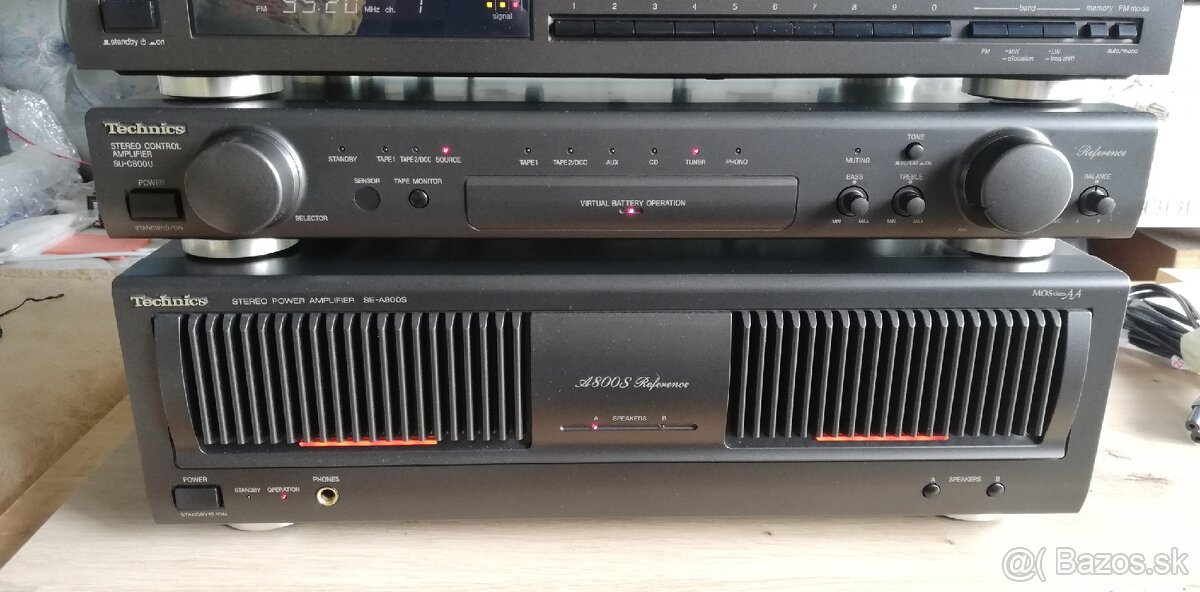 Technics SU-C800U A SE-A800S delený zosilovač v top vstave