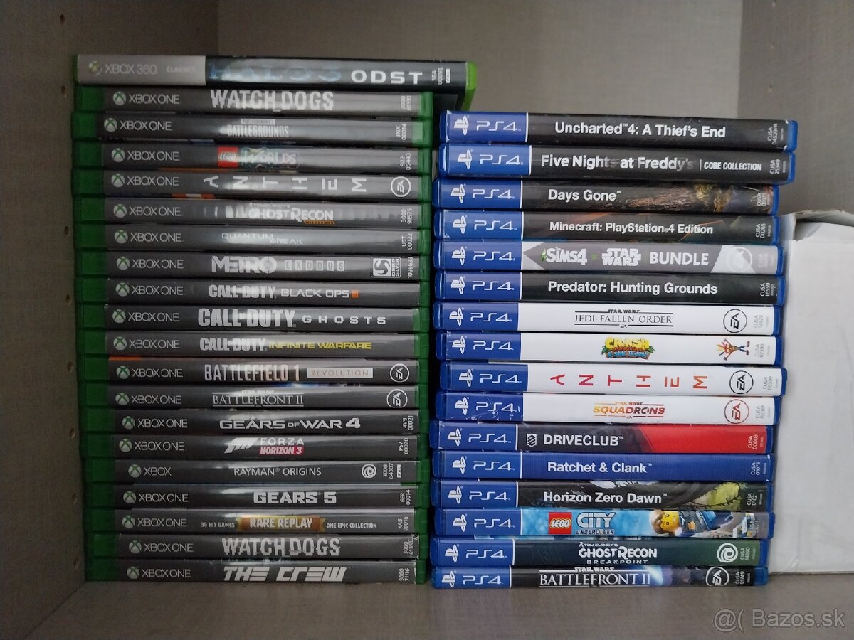 Predám hry na playstation a xbox