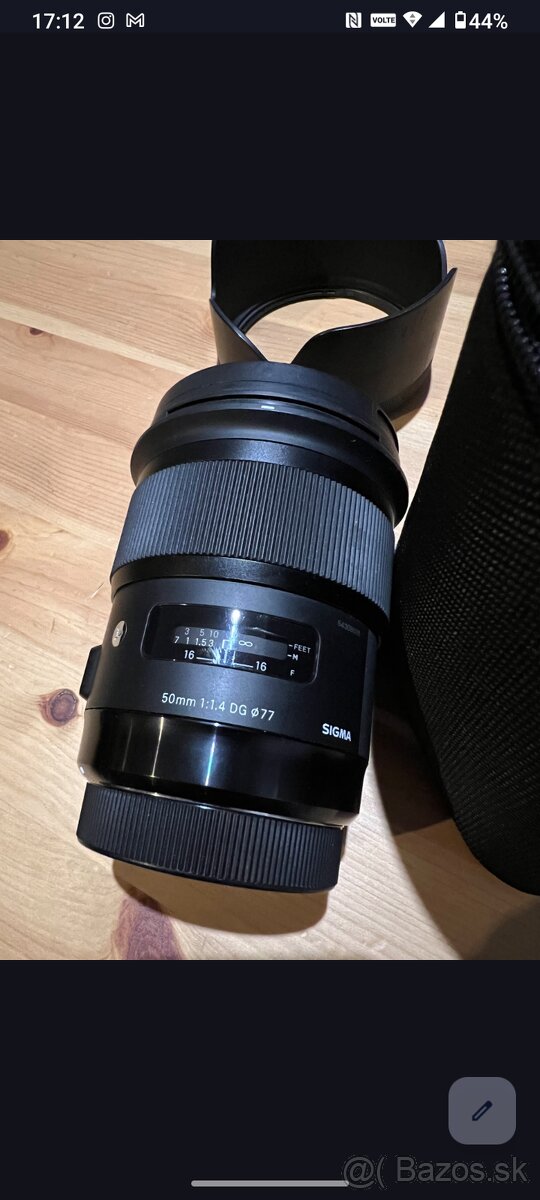Sigma art 50mm f1.4 EF mount