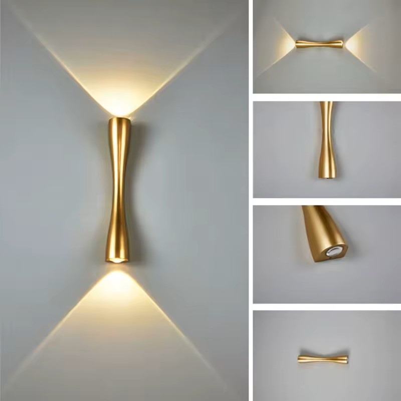 Minimalistická vonkajšia vodeodolná nástenná 16cm lampa IP66