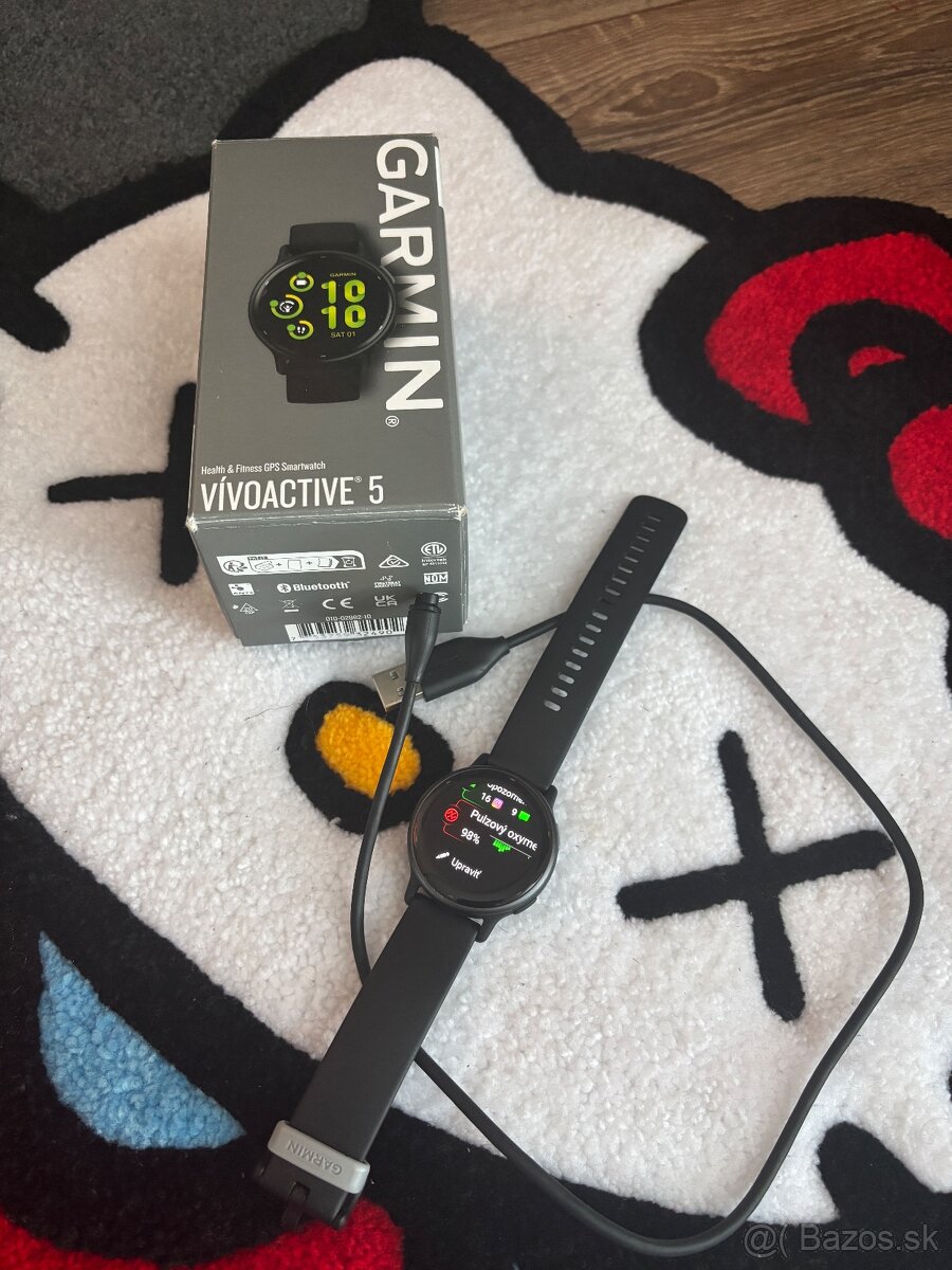 Garmin Vivoactive 5 cierne black hodinky watch