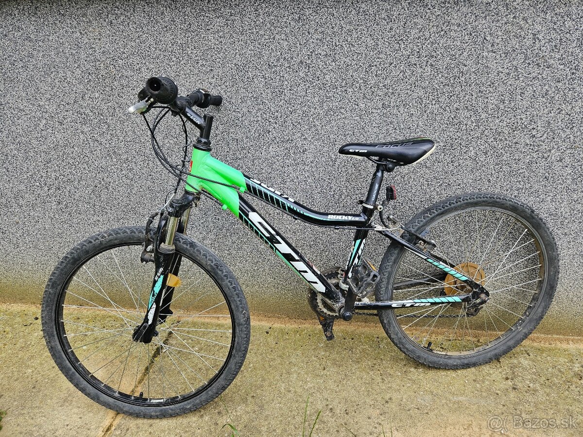 CTM Rocky 2.0 – detský horský bicykel 24", odpružený