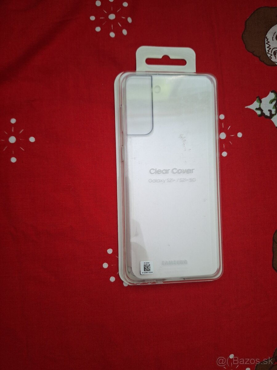 Cover Samsung S21 plus priesvitný a čierny