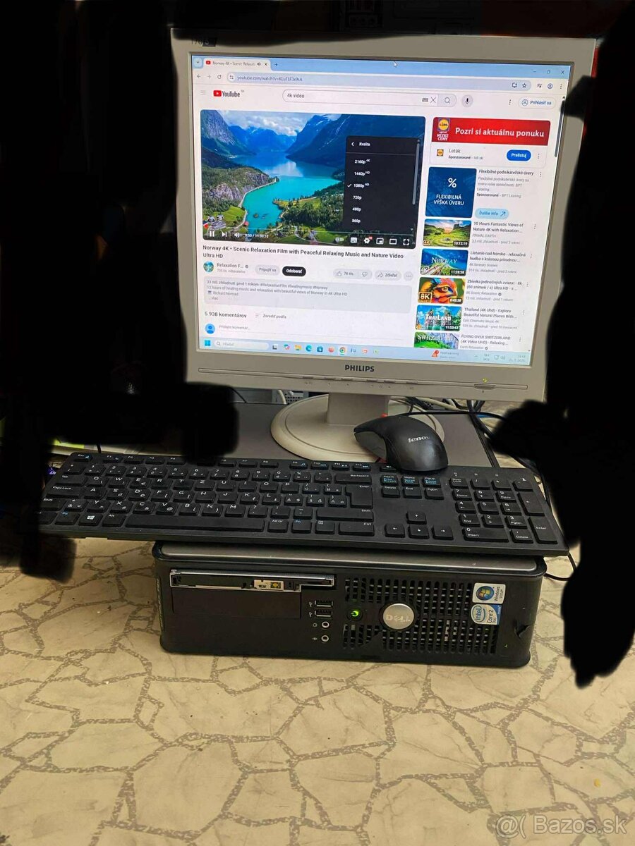 Predam kancelarski pc dell optiplex 760 intel core 2 duo 3