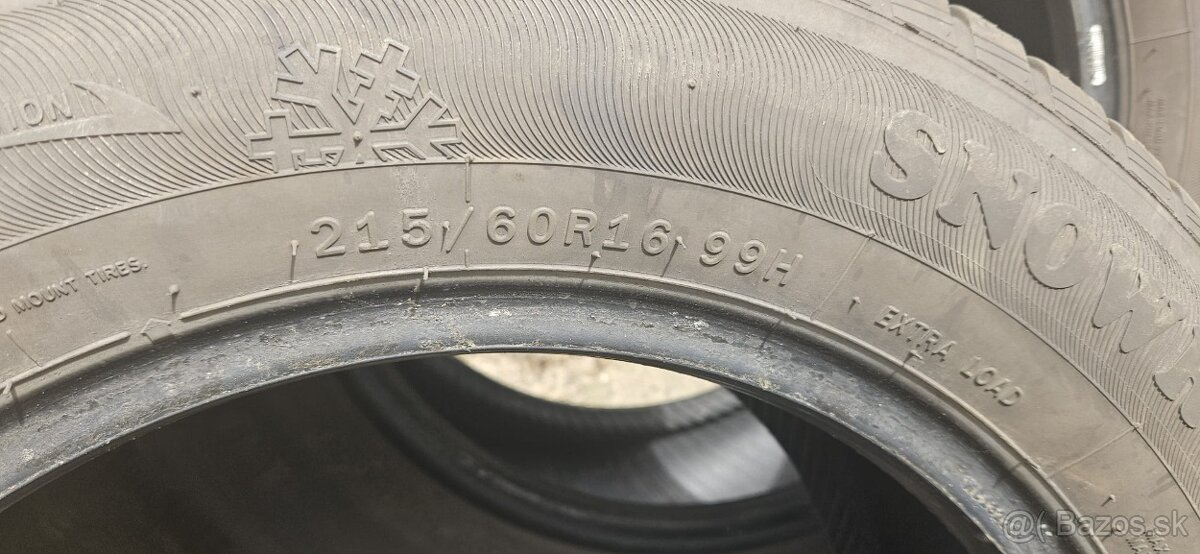 Zimne Pneumatiky 215/60R16