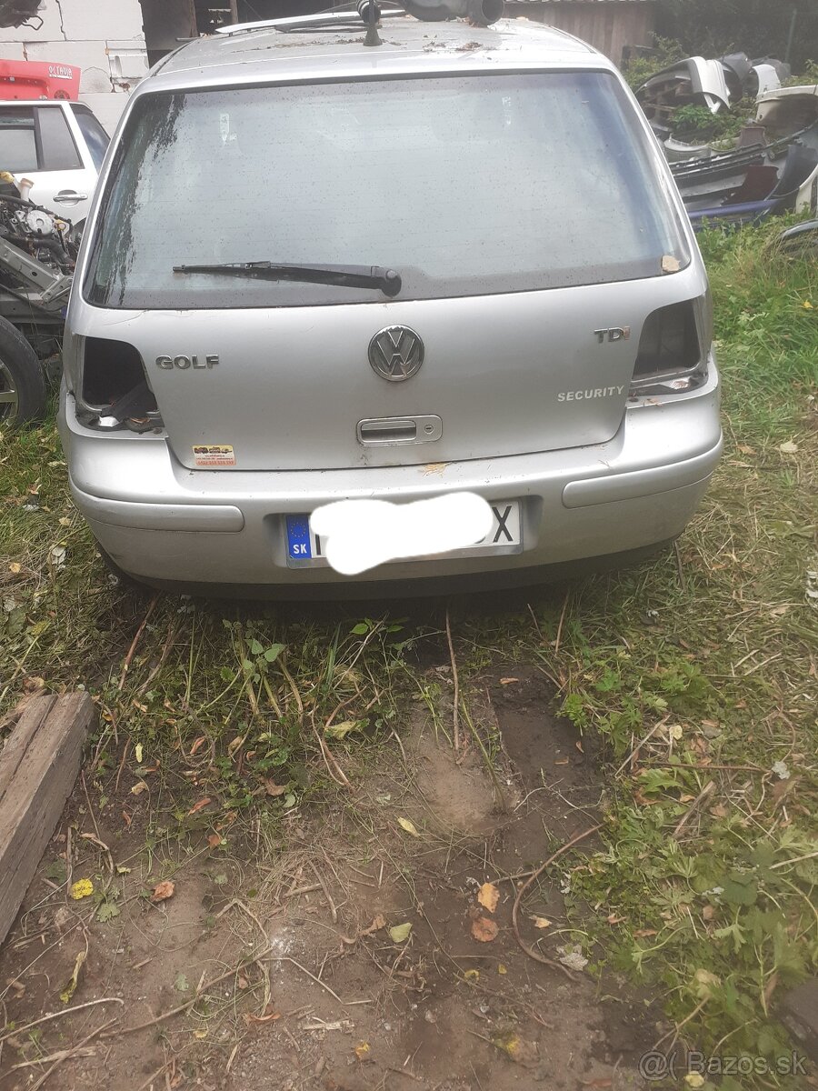 Vw golf 4 1.9 tdi 81kw 2003 rozpredam