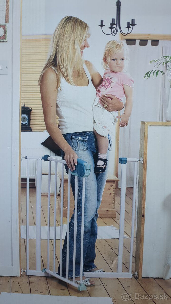 Detská kovová bezpečnostná zábrana na dvere, schodisko