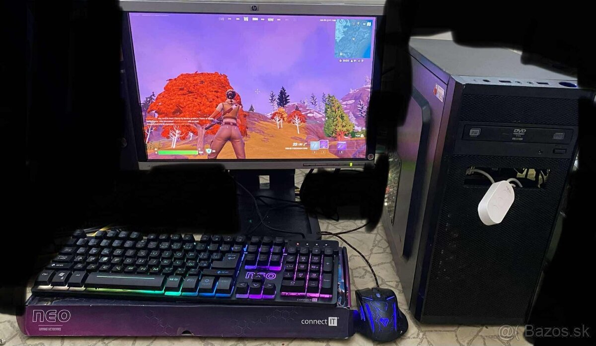 Predám starší herni pc i5 4 gen 8 gb ram 128 gb ssd 1650 gtx