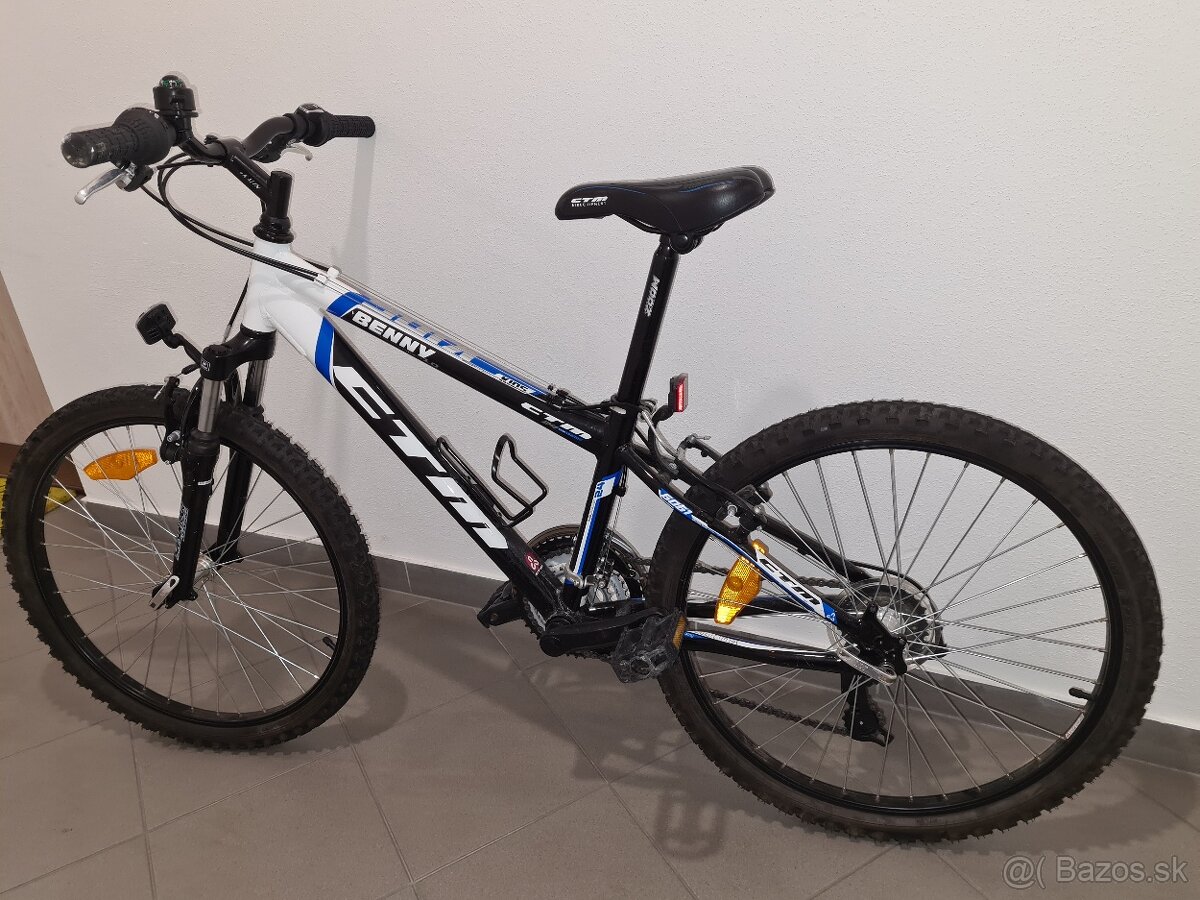 CTM Benny 1.0 – detský bicykel 24″, 3×7 rýchl., doklad, BA