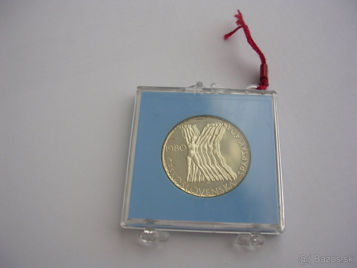 Ag minca 100 Kčs 1980 Československá spartakiada PROOF