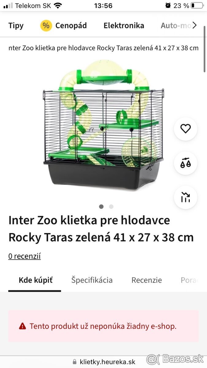 Klietka pre škrečka, myš, hlodavca
