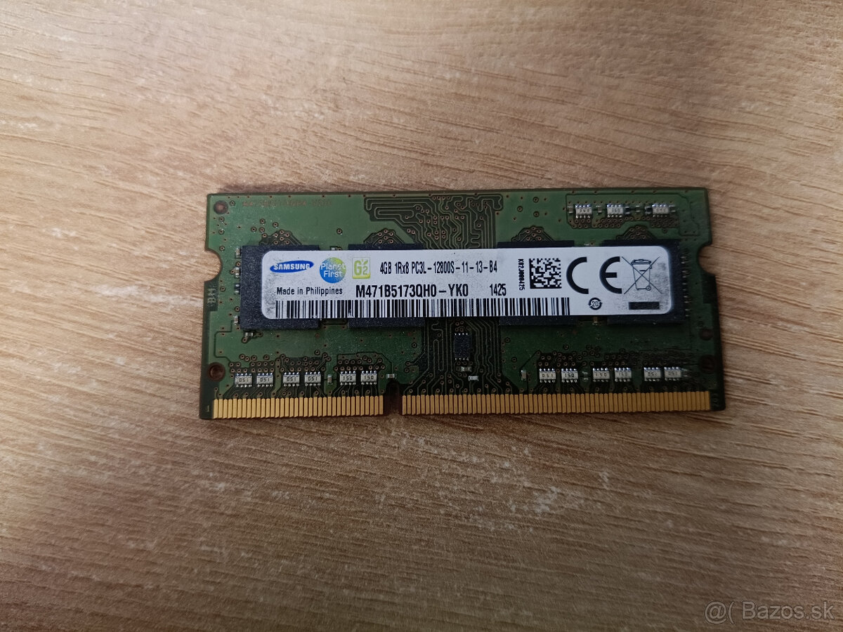SODIMM 4GB DDR3L PC1600 Do notebooku