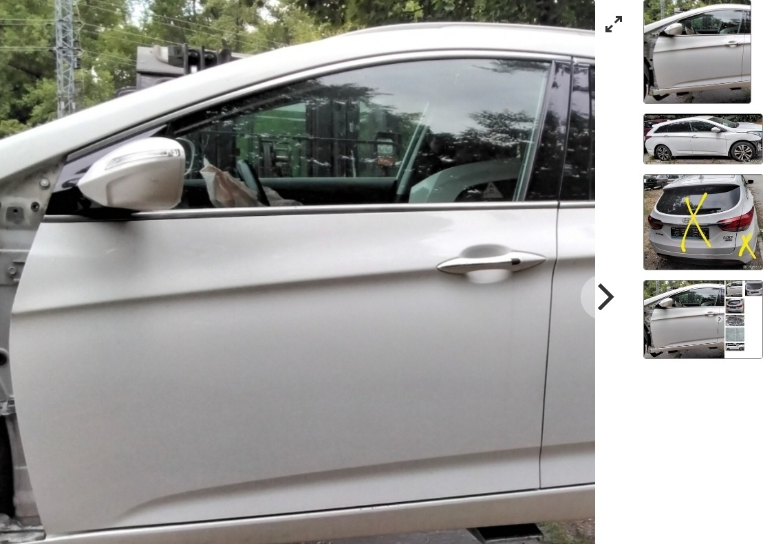 HYUNDAI i40 CW 1.7 CRDi 2015 predam DVERE, 0445110411 TRYSKY