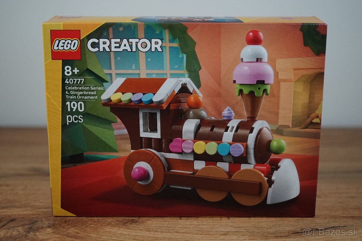 Lego Ozdobný perníkový vláčik 40777