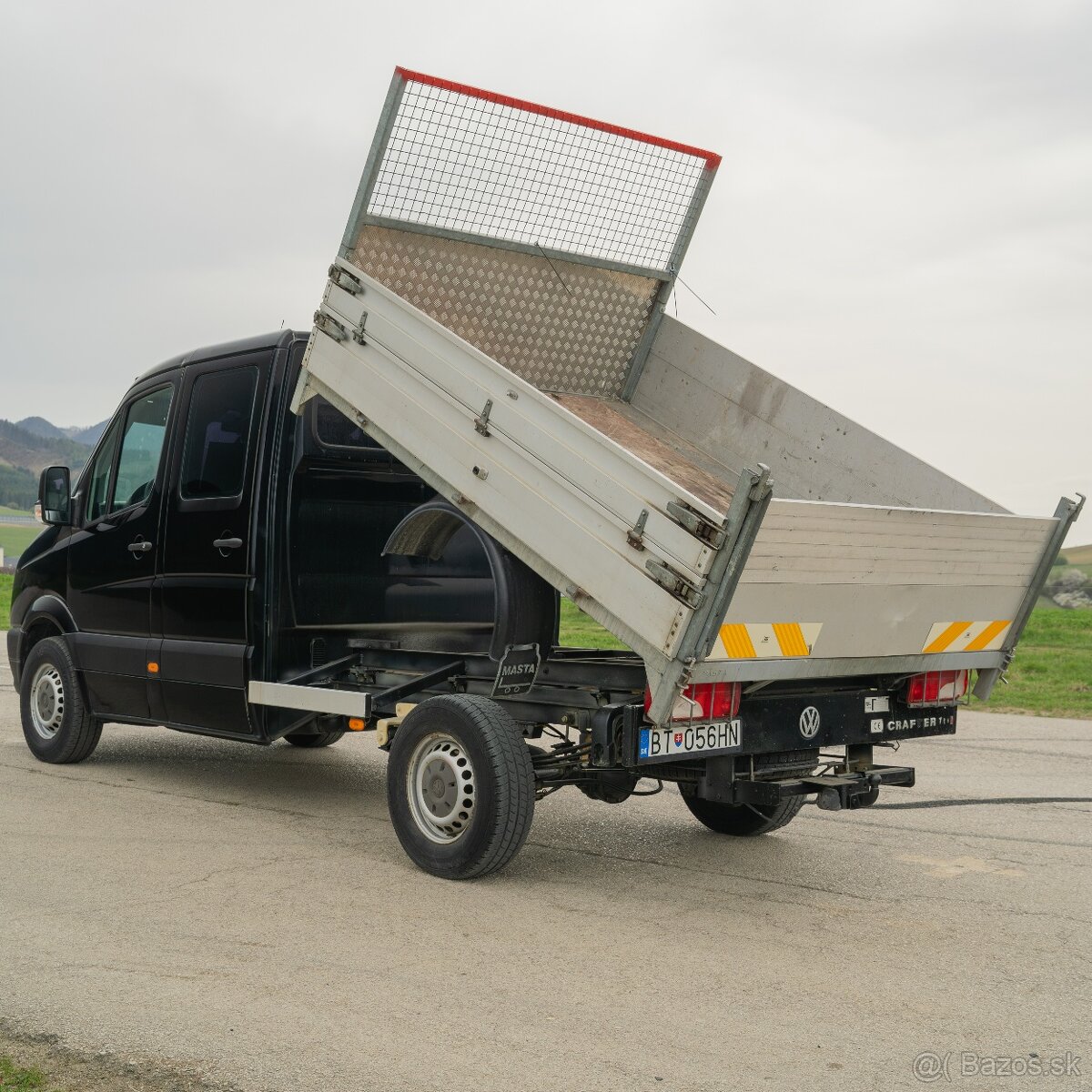 VW Crafter 2.5 TDI sklápač / vyklápač, 100kW, po servise