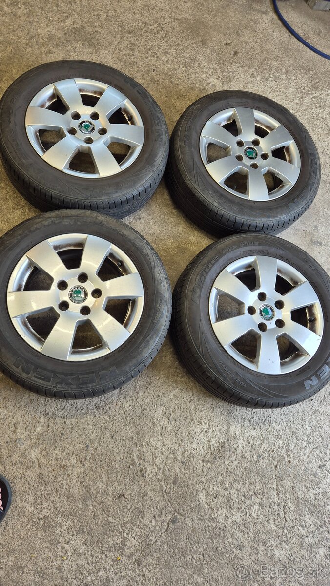 195/65R15 Hliníkové disky Octavia 2