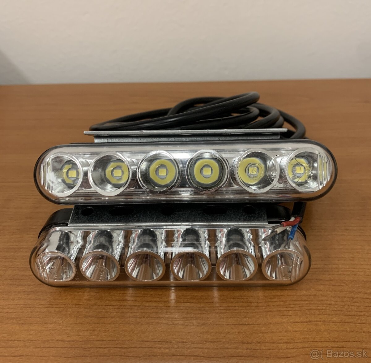 Denné LED svetlá - 6× LED, 3W, NOVÉ