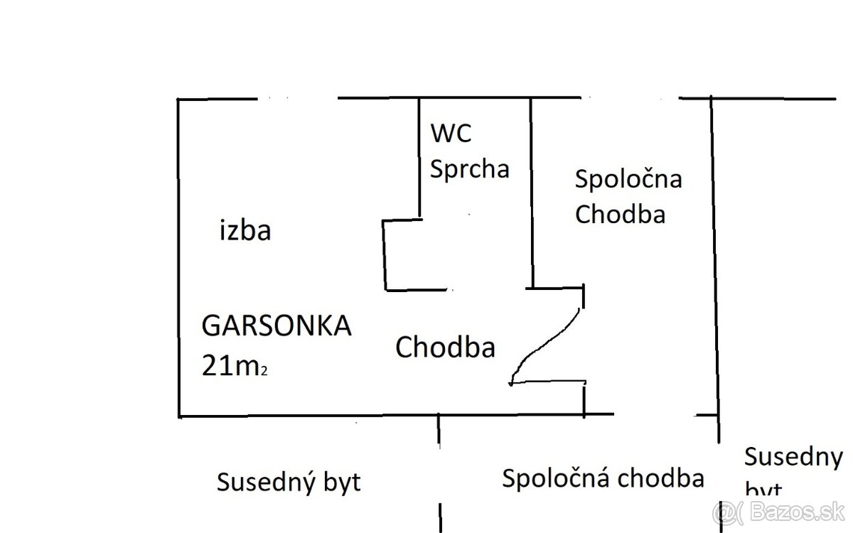 Garsonka Fiľakovo centrum