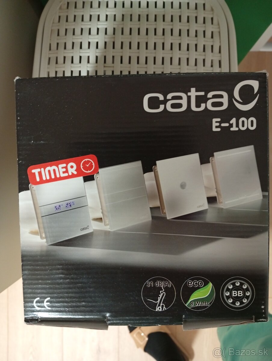 Kupelnovy odsavac Sapho Cata E100 GT 2ks