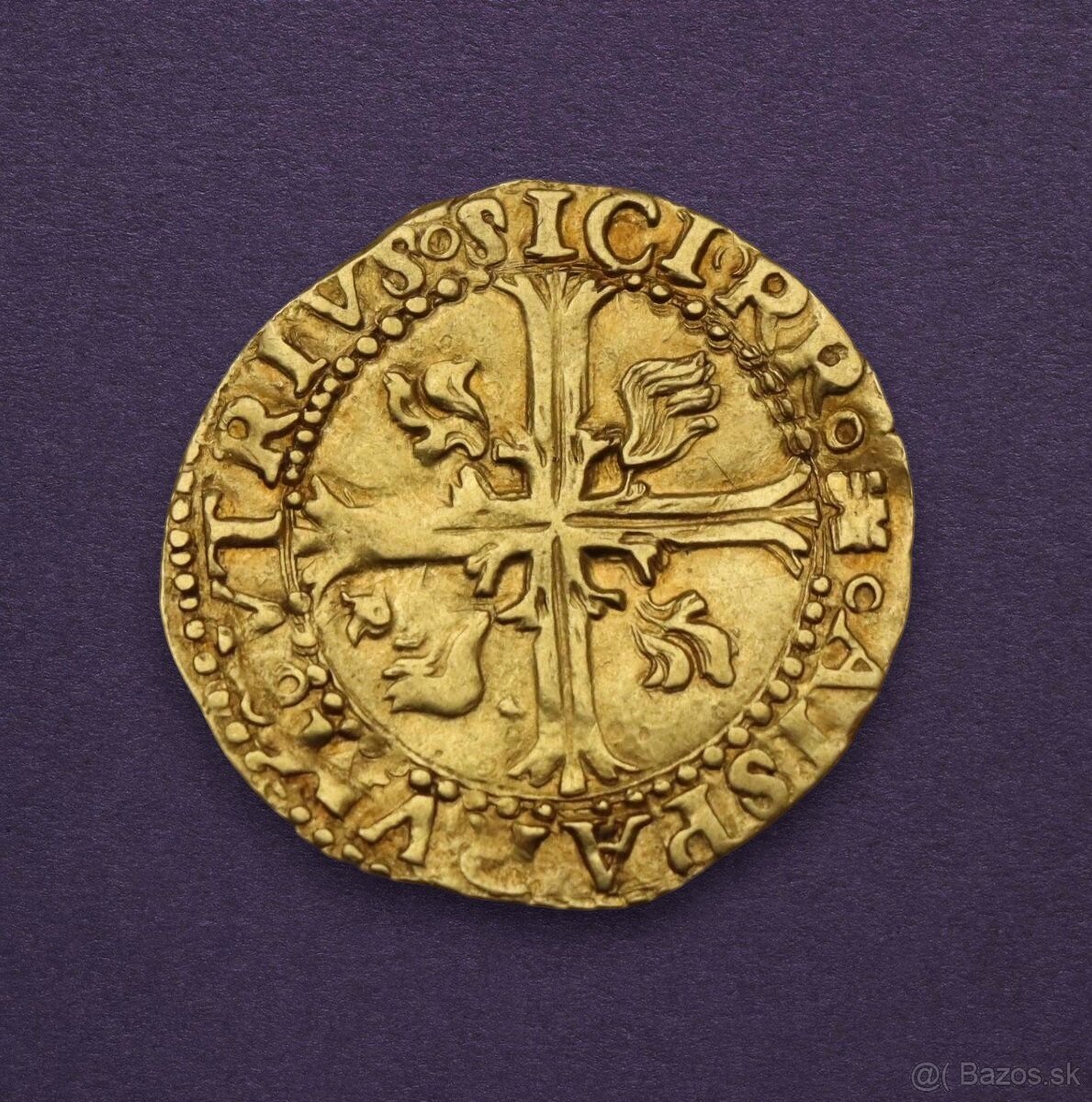 Zlaté Scudo d'Oro - Karol V. Rakúsky(1516-1556) - Neapol -