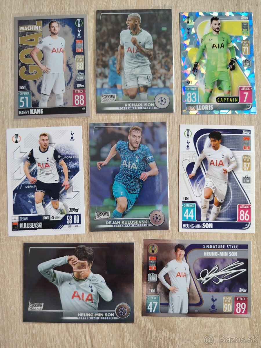 Futbalové karty - Tottenham