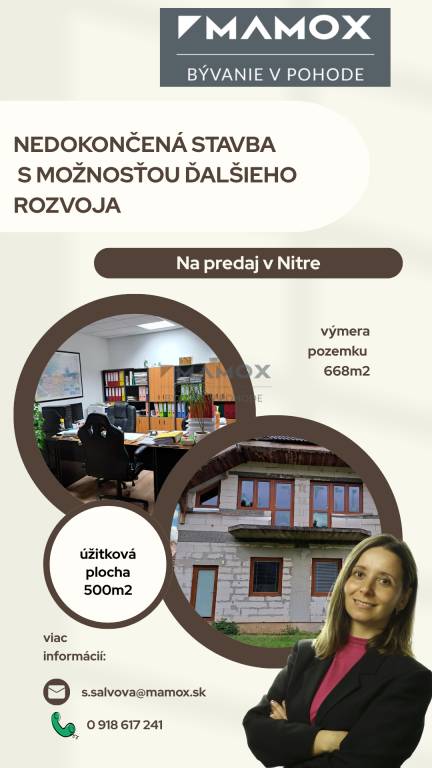 500m2 pre vaše podnikanie a bývanie pod jednou strechou v Ni