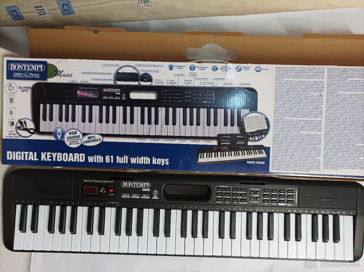 Digitálny klavír BONTEMPI