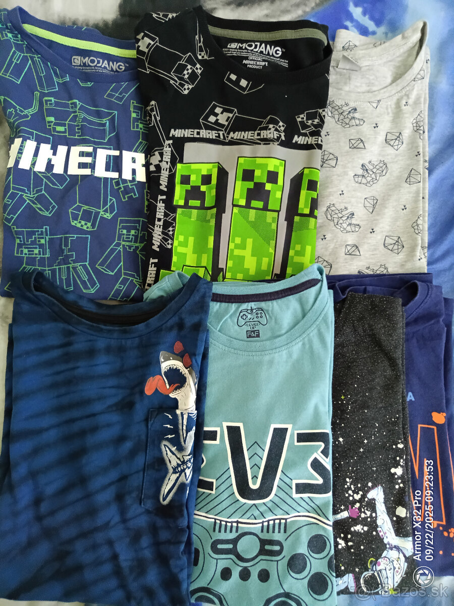 Tričká - Minecraft, pre 13-14-15 ročných