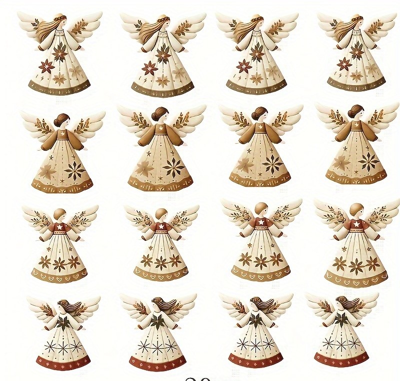 Zavesne anjeliky sada 12 ks