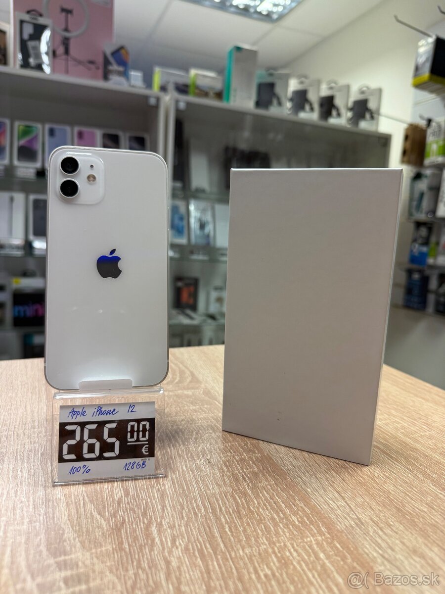Apple iPhone 12 128gb white ( biela)
