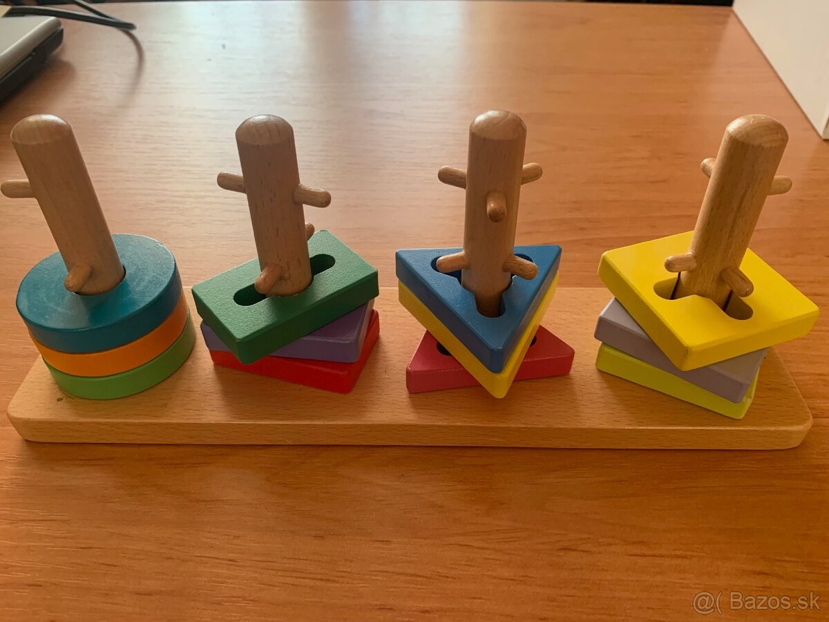 Drevená didaktická hračka