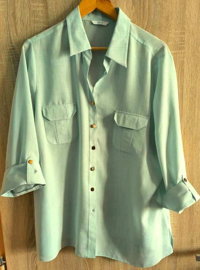 Mentolová blúzka, v. XL/XXL