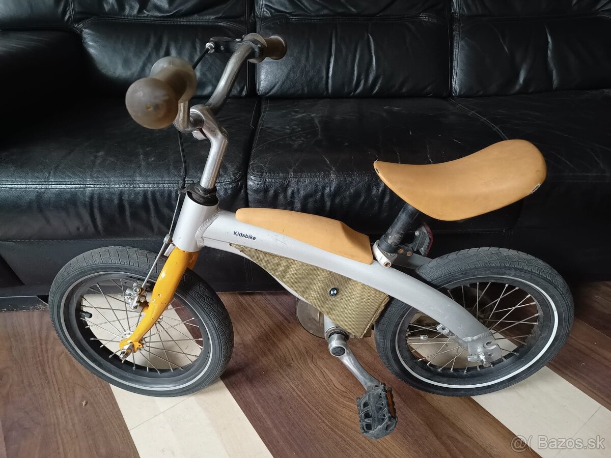 BMW bicykel + odrazadlo 2v1 kolesa 14"