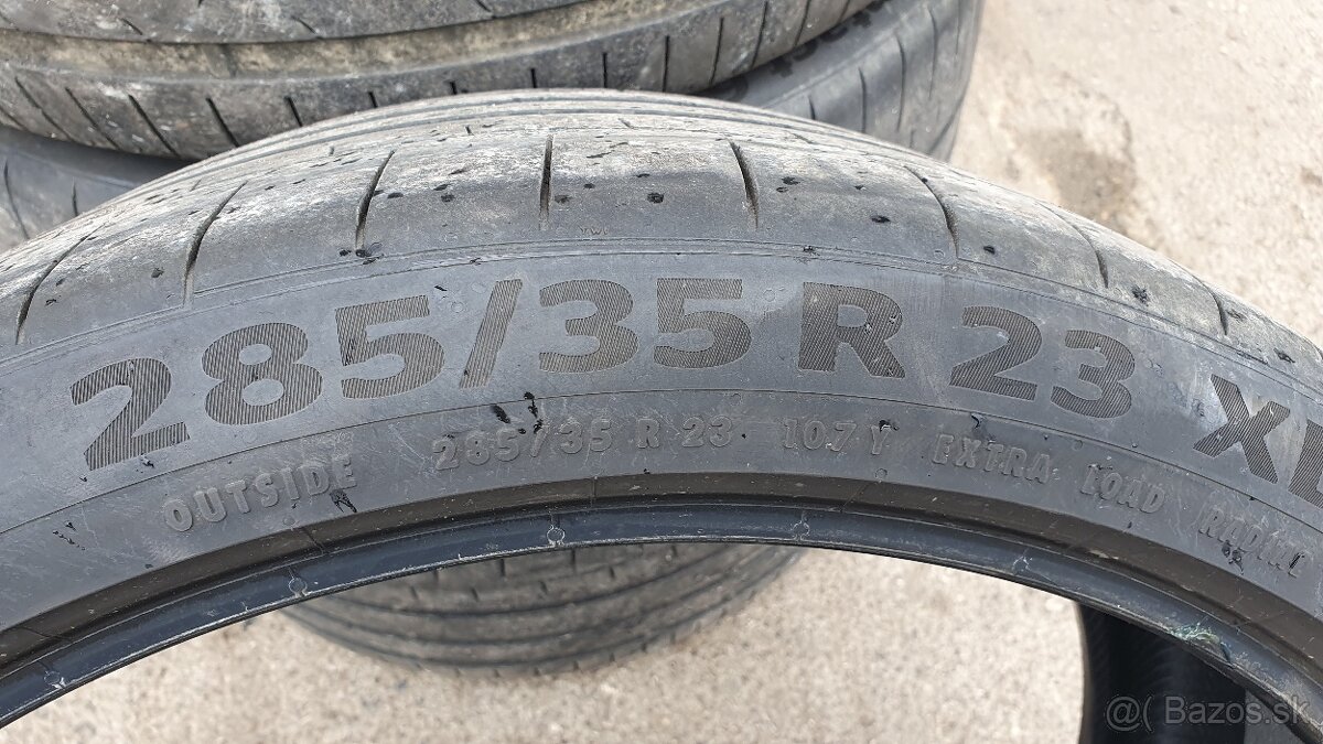 285/35 R23 continental