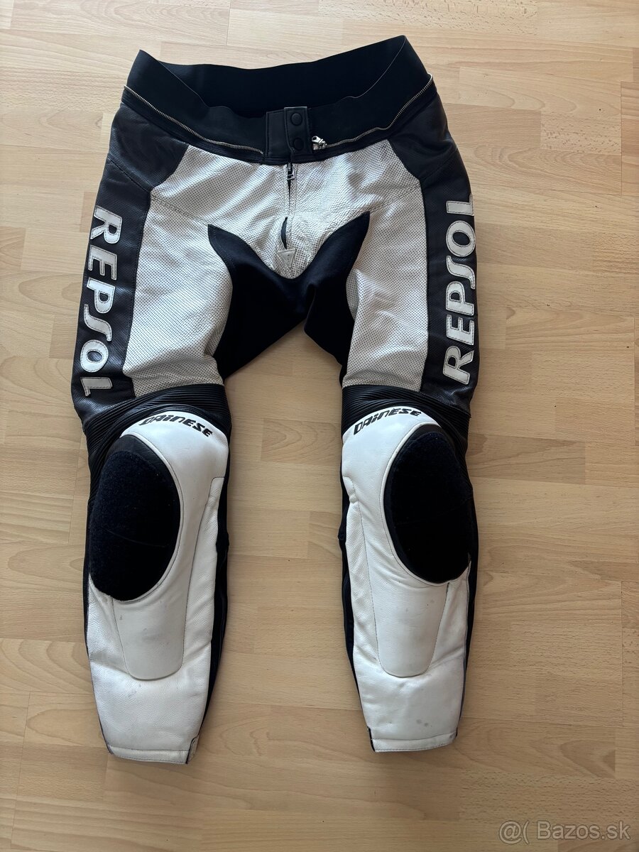 Kožené moto nohavice Honda Repsol