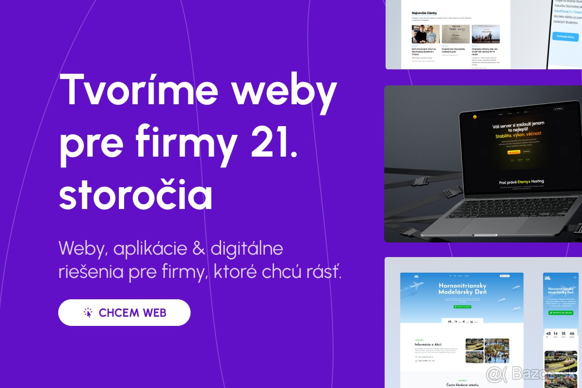 💜Moderné WEBSTRÁNKY na mieru|Návrh už do 24H ⌛