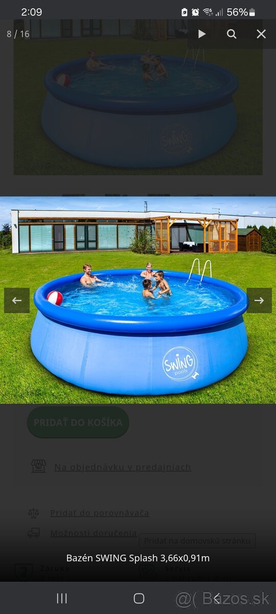 Predám nový bazen