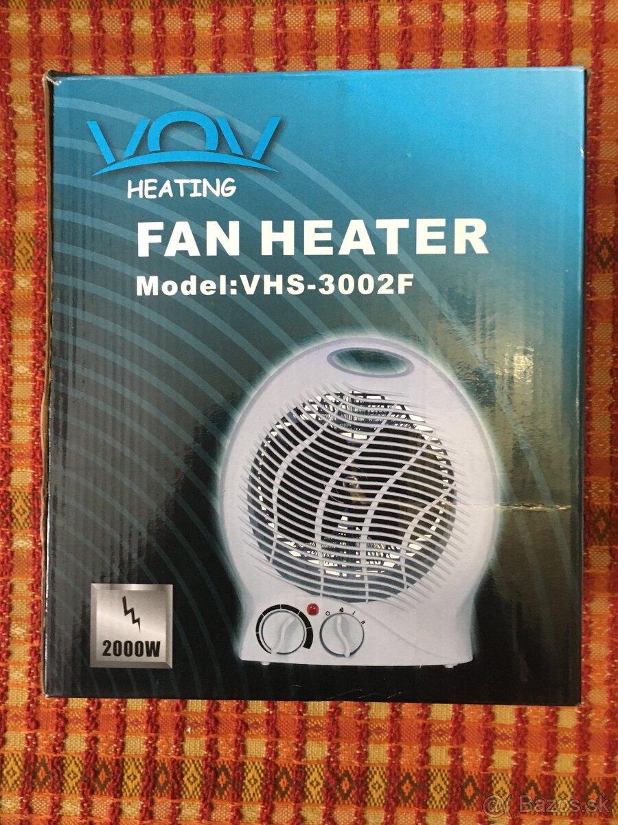 Teplovzdušný ventilátor