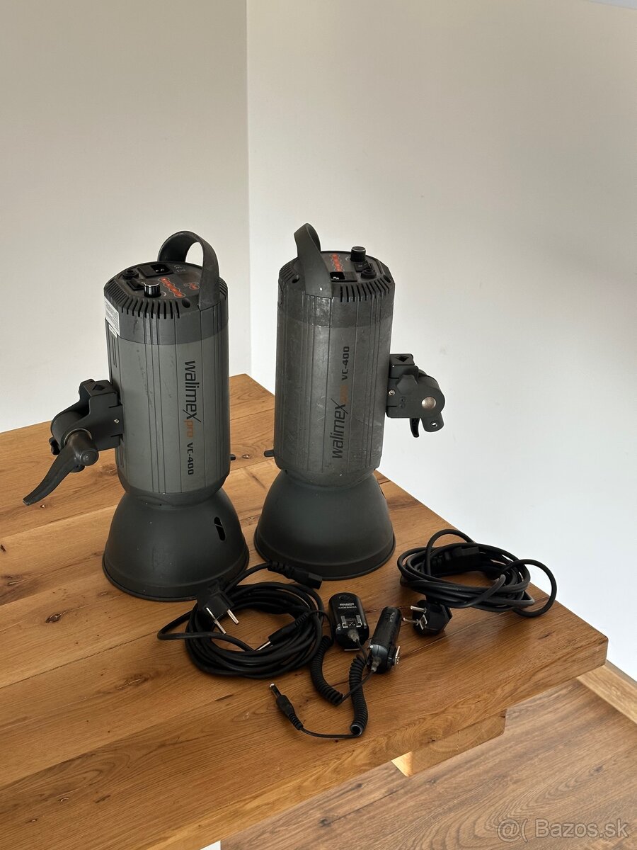 Štúdiové zábleskové svetlá Walimex PRO VC-400